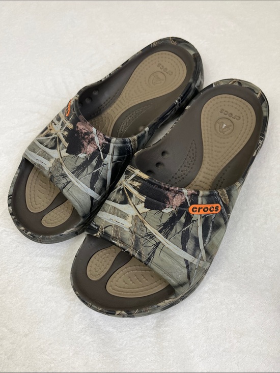 CROCS Shoes - Crocs Modi Realtree Slide Sandals Men's Size 7 Women's Size 9